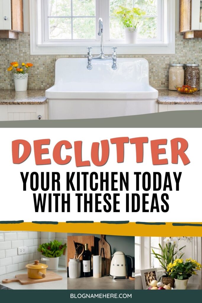 Declutter Your Kitchen @ AHomeToMake.com