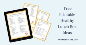 125 Healthy Lunch Box Ideas @ AHomeToMake.com