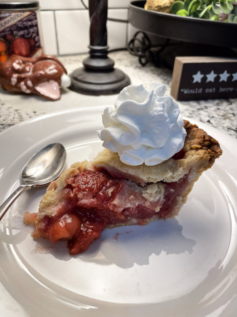 Best Ever Easy Strawberry Pie Recipe @ AHomeToMake.com