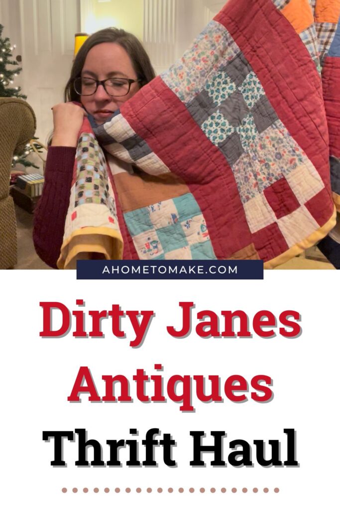 Dirty Janes Antiques: Shop with Me + Thrift Haul @ AHomeToMake.com
